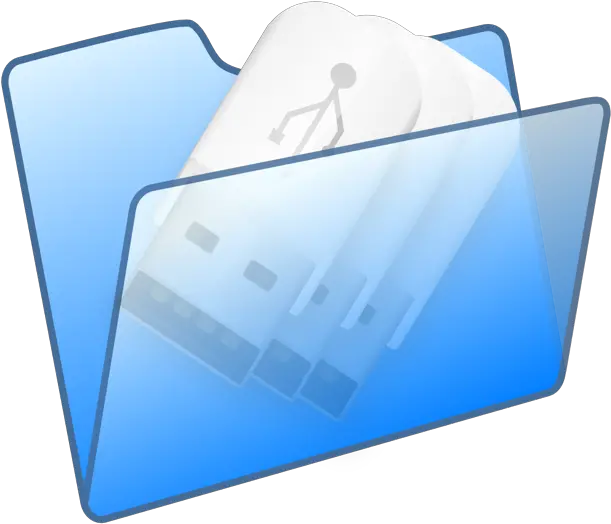 Flash Drive Backup Horizontal Png Flash Folder Icon Download