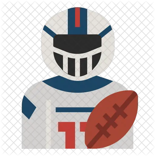 American Football Player Icon Illustration Png American Football Player Png