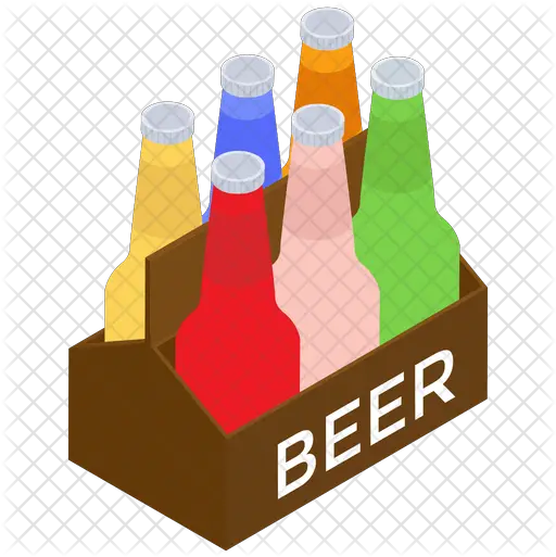 Beer Crate Vector Icon Graphic Design Png Beer Vector Png