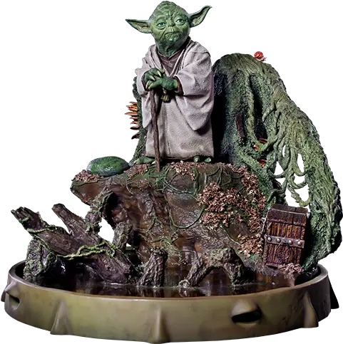 Star Wars Yoda Statue By Iron Studios Action Figure Yoda Png Yoda Transparent