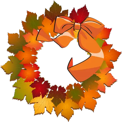 Fall Wreath Clipart Clipartix Fall Wreaths Clipart Png Wreath Transparent