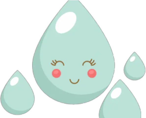 Cute Rain Drop Png Image With No Cartoon Rain Drop Png