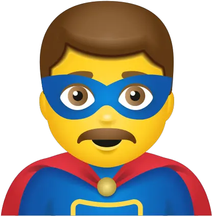 Man Superhero Icon In Style Emoji Policier Png Superhero Icon Png