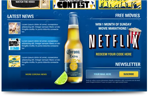 Corona Global Darkbop Personal Network Netflix Png Corona Beer Png