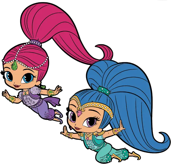 Shine Download Posted Shimmer And Shine Clipart Png Shimmer Png