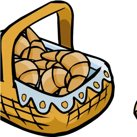 Croissant Crossiant In Basket Clipart Png Croissant Png