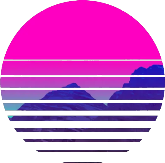 T 500 108 Vaporwave Sunset Mountains Scenery Duvet Cover Retrowave Vaporwave Sun Png Vapor Wave Png