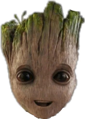 Gaurdians Groot Iamgroot Sticker Groot Head No Background Png Groot Transparent