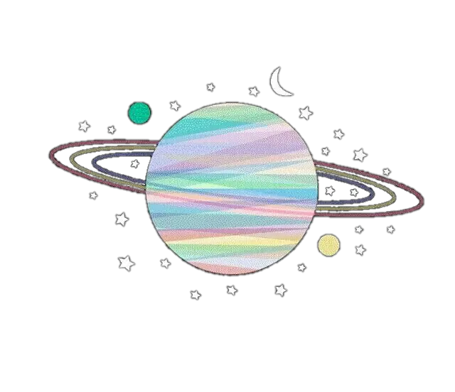 Planets Clipart Aesthetic Aesthetic Planets Png Art Aesthetic Planet Drawing Planet Clipart Png