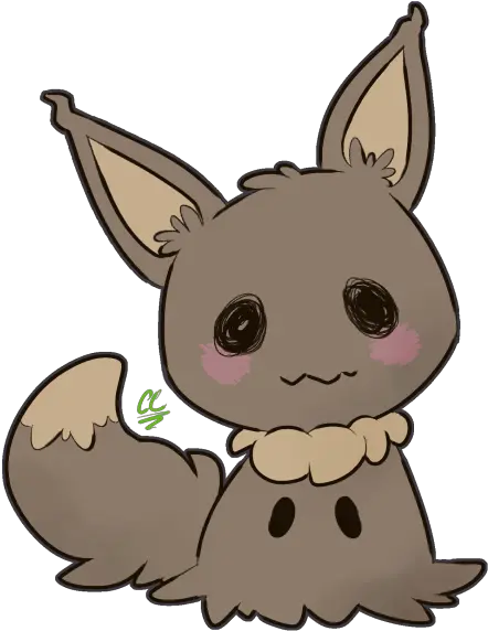 Spooky Clipart Transparent Tumblr Mimikyu Eevee Transparent Png Mimikyu Transparent