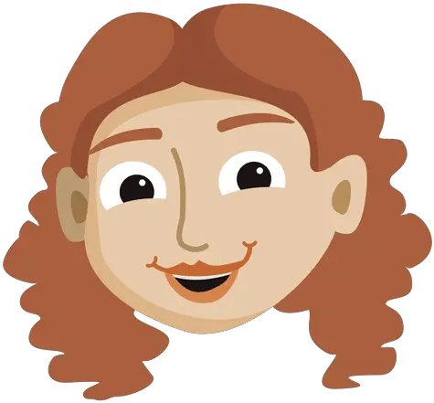 Smiling Girl Cartoon Head Cartoon Girl Face Png Girl Cartoon Png