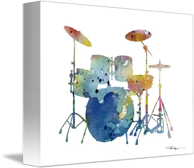 Drawing Drums Still Life Minimalist Art Drum Kit Drum Kit Png Drum Set Transparent Background