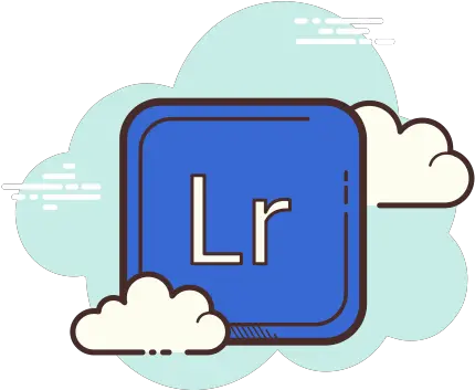 Adobe Lightroom Icon In Cloud Style Png