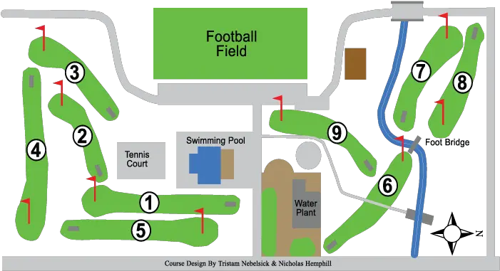 City Of Lake Park Iowa Disc Golf Frisbee Golf Course Design Png Disc Golf Basket Png