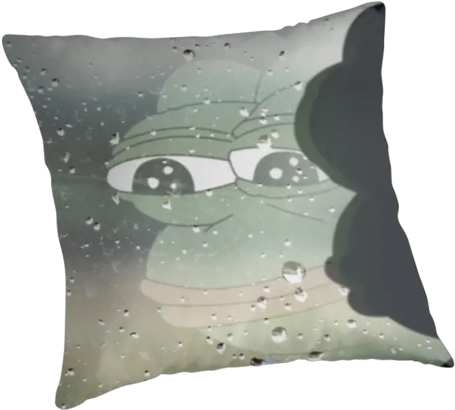 Download Sad Pepe Cushion Png Image With No Background Crying Looking Out Window Meme Sad Pepe Png