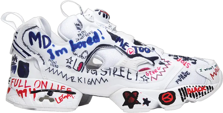 Vetements X Instapump Fury U0027emojiu0027 Reebok Cn3765 Goat Reebok Vetements Instapump Png Goat Emoji Png