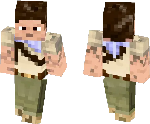 Download Nathan Drake Uncharted 3 Minecraft Skin For Free Minecraft Png Nathan Drake Png