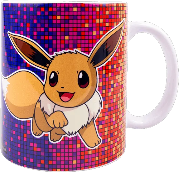 Pokemon Eevee Disco Mug Coffee Cup Png Eevee Png