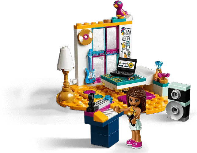 Andreau0027s Bedroom U2013 Lego Kinderportal Lego Friends Bedroom Png Lego Friends Logo