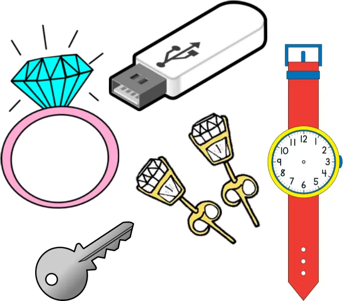 We Have A Collection Of Small Items In The Office Glasses Usb Flash Drive Clipart Black And White Png Flash Drive Png