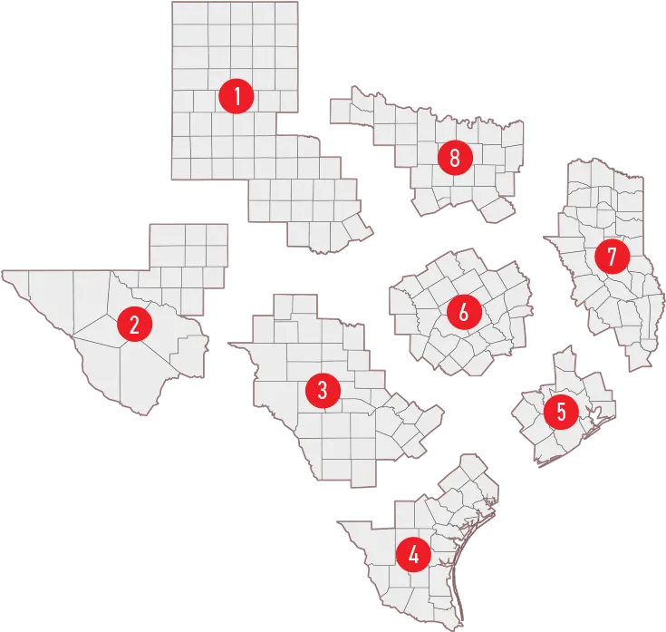 Tvc Fva Regions Of Texas Texas Veterans Commission Art Png Texas Png