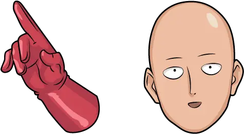 Onepunch Man Saitama Cursor U2013 Custom Cursor Browser Extension Cartoon Png Saitama Png