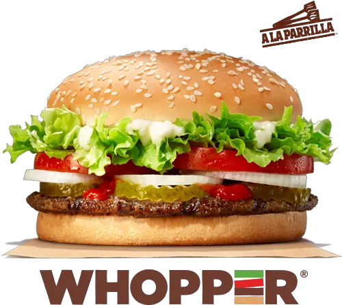 Download King Whopper Sandwich Burger King Whopper Png Burger King Png