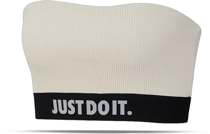 Nike Just Do It Bandeau Crop Top Damen 110 Beanie Png Nike Just Do It Logo Png