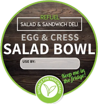 Salad Bowl Vegetarian Warning Wooden Design Label Png Salad Bowl Png