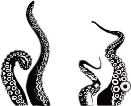 Octopus Blackandwhite Tentacles Transparent Background Octopus Tentacles Clipart Png Tentacles Transparent Background