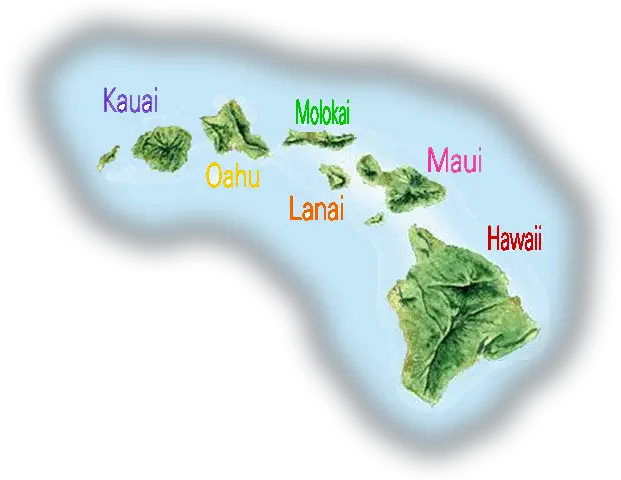 Download Hd Hawaiian Islands Map Hawaiian Islands Png Hawaiian Islands Png