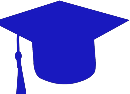 Graduation Hat Silhouette Blue Png Svg Square Academic Cap Graduation Silhouette Png