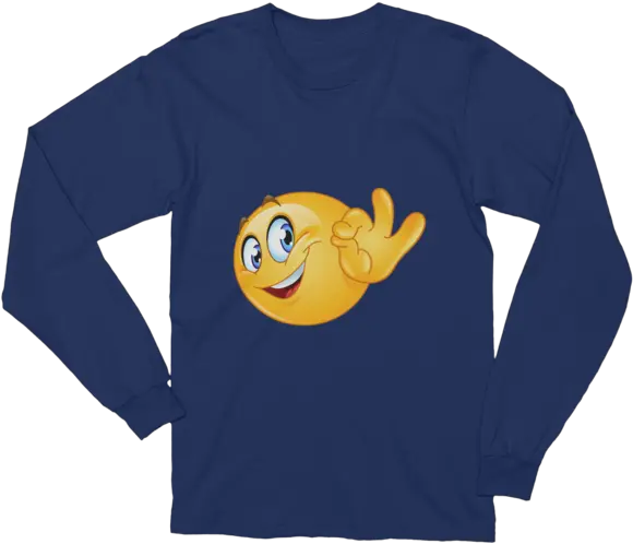 Unisex Ok Sign Emoji Long Sleeve T Shirt Glory Tiger T Shirt Png Ok Emoji Png