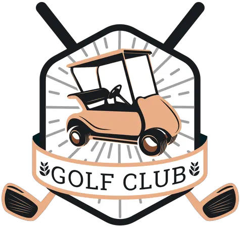 Golf Club Cart Wheel Steering Branch Logo Logotipos De Carritos De Golf Png Golf Cart Png