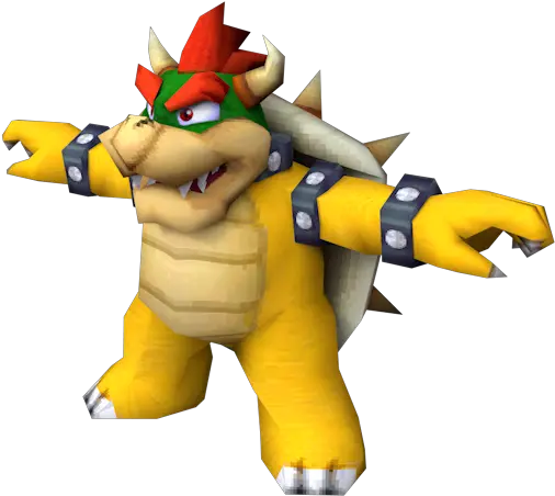 Ds Dsi Super Mario 64 Ds Bowser The Models Resource Bowser Super Mario 64 Ds Png Bowser Png