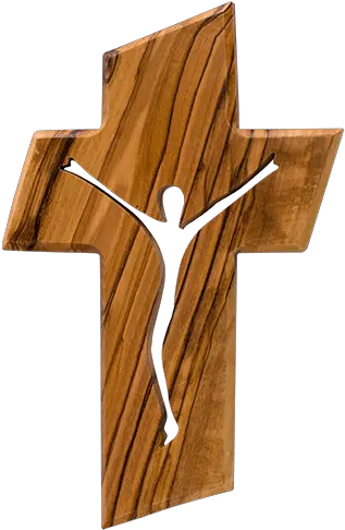 Olive Wood Hanging Wall Cross Jesus Christian Cross Png Jesus Cross Icon