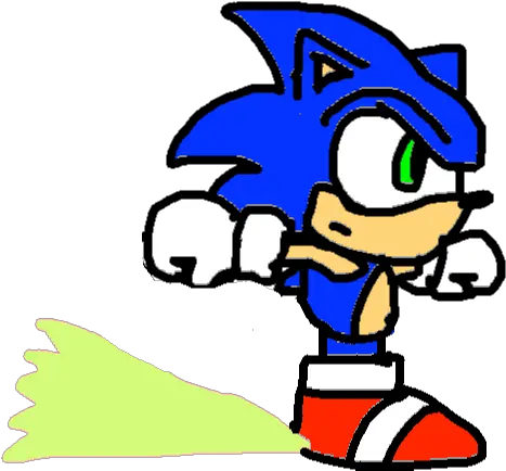 Sonic Deluxe V13 Tynker Drawing Png Sonic Running Png