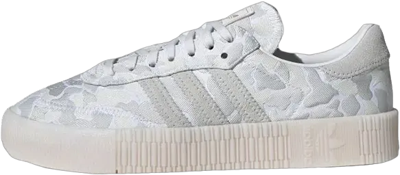 Womenu0027s Adidas Sambarose Trainers Sole Womens Adidas Samba White Camo Png White Adidas Logo Transparent