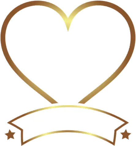 Heart Banner Frame Sticker By Brandy Birdsong Transparent Background Gold Oval Frame Png Banner Frame Png