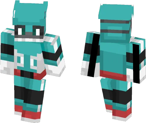 Izuku Midoriya Hero Academia My Hero Academia Deku Minecraft Skin Png Midoriya Png