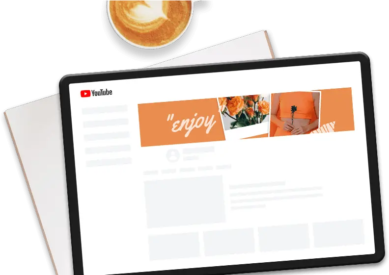 Free Youtube Banner Templates To Customize Online Fotor Language Png How To Make Youtube Icon On Desktop