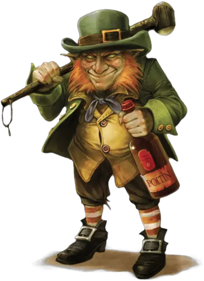 Evil Leprechaun Pathfinder Leprechaun Png Leprechaun Png