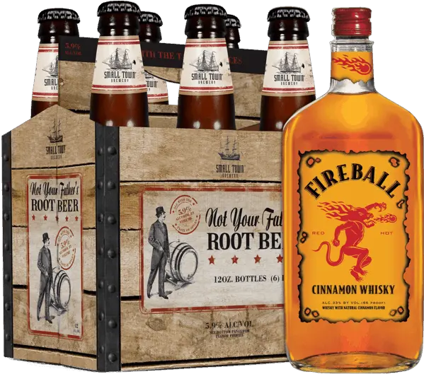 Fireball Cinnamon Whiskey 1 L Png Image Ignite The Night Fireball Fireball Whiskey Png