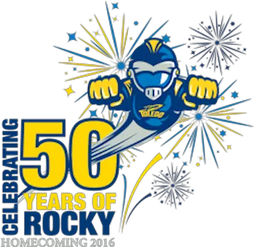 Ut To Celebrate Rockyu0027s 50th Birthday Toledo Rockets Png 50th Birthday Png