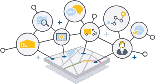 Trimble Maps Commercial Routing Scheduling Visualization Graphic Design Png Circle With Line Through It Png