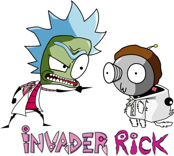 Rick And Morty As The Invader Zim We Rick And Morty Invader Zim Png Invader Zim Png