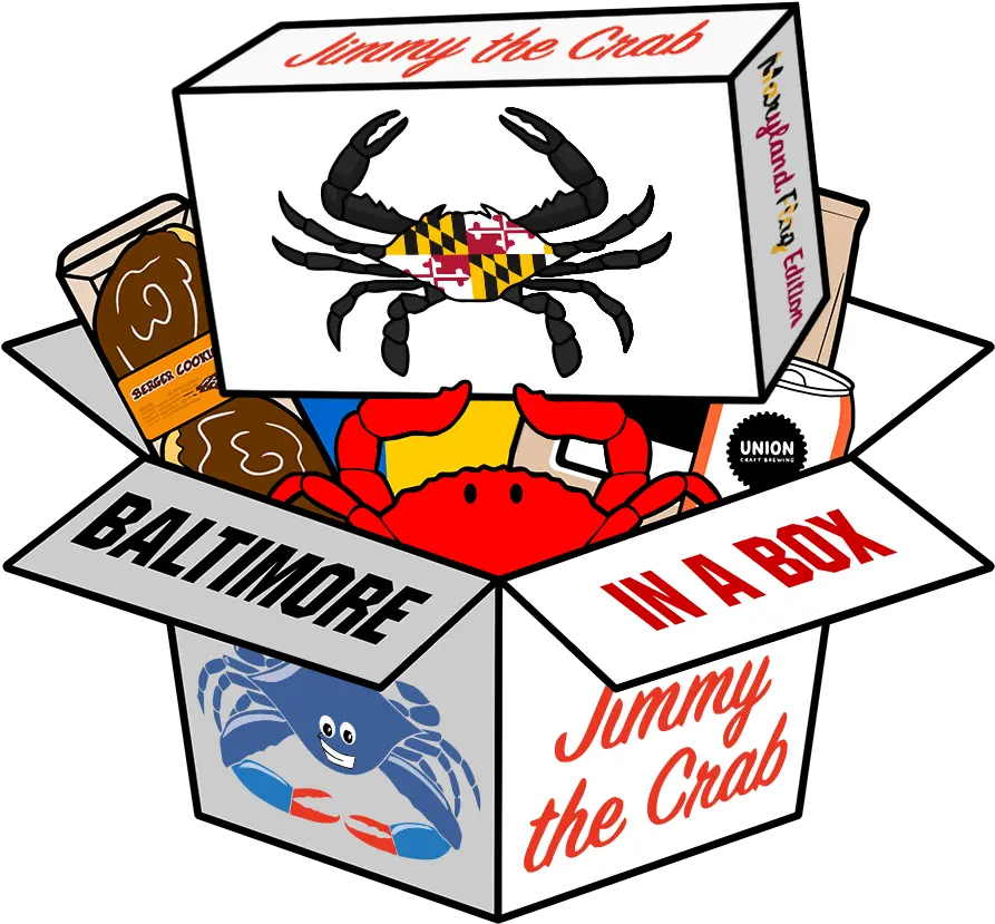 Baltimore Jimmy The Crab Box U2014 In A Png