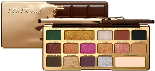 Chocolate Gold Eye Shadow Palette Too Faced Melted Chocolate Palette Png Eye Flare Png