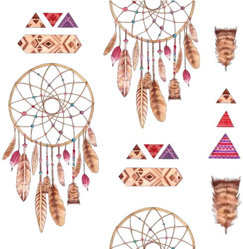 Download Poster Boho Boho Watercolor Dream Catcher Png Boho Png