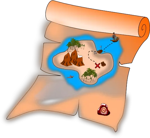 Treasure Map Clipart Map Cartoon Png Map Clipart Png